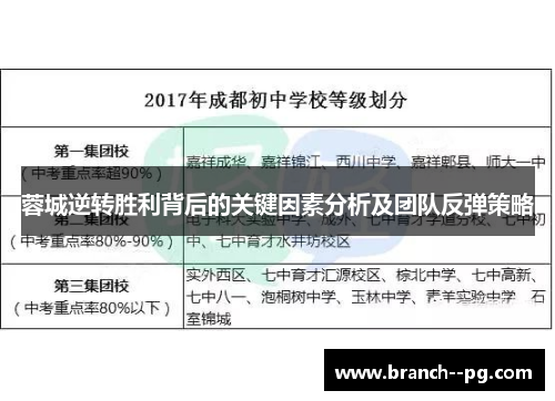 蓉城逆转胜利背后的关键因素分析及团队反弹策略